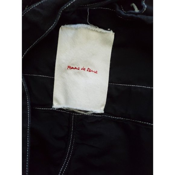 Pomme De Terre Navy Cotton Blend Overalls No Size- Small? - Picture 2 of 7